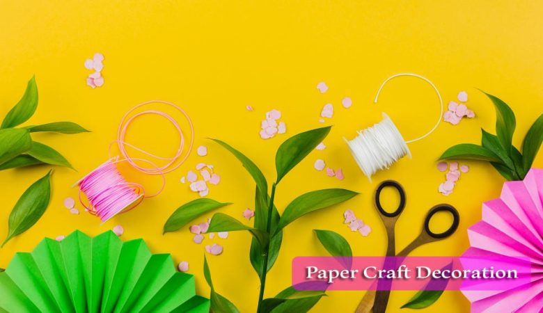 Bedroom Wall Decoration with Paper Craft