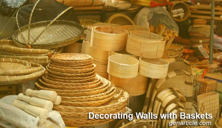 Decorating Walls with Baskets